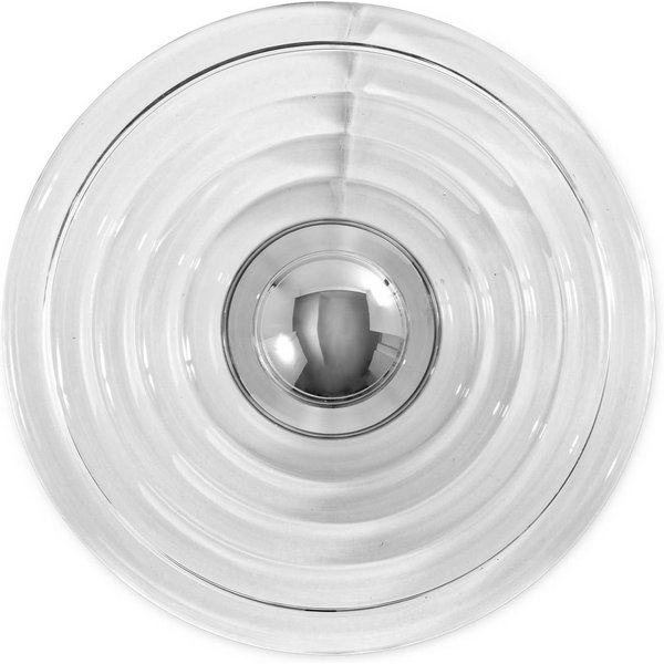 Tom Dixon LED-Wandlampe Press Large, klar, 35 cm 937 IP55