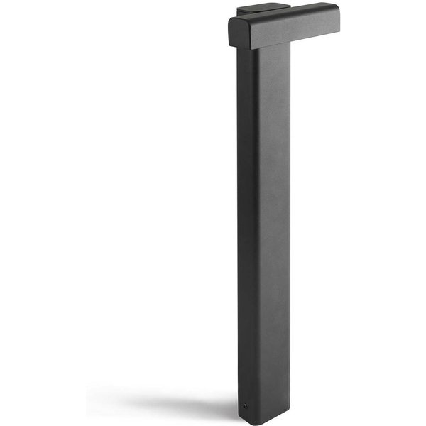 LED-Sockelleuchte Balic, schwarz, Aluminium, Höhe 58 cm