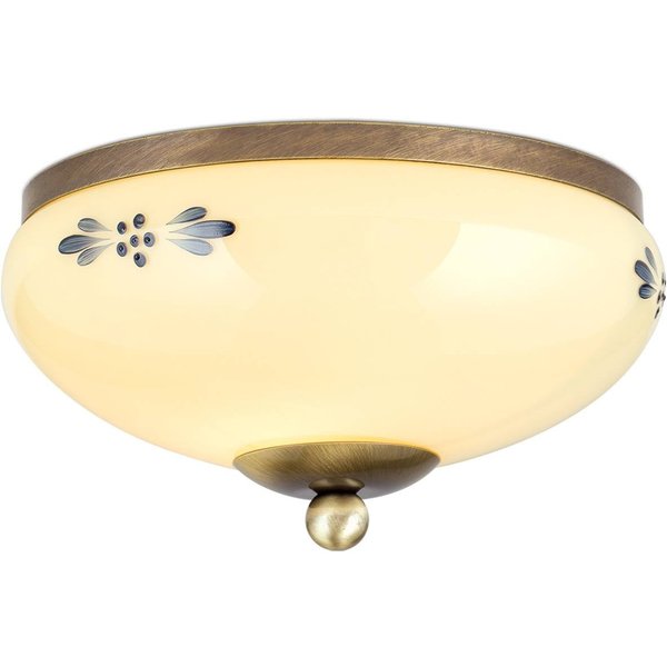 Deckenlampe Landhaus Patina creme blau Ø 21 cm