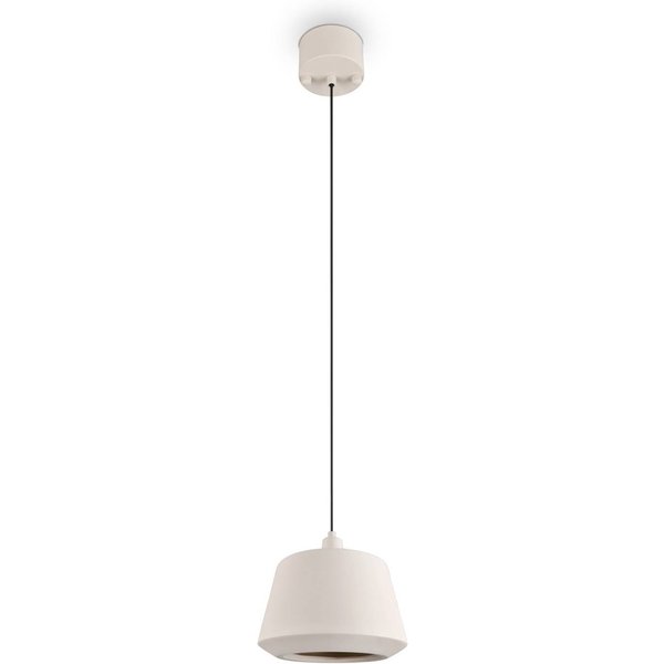 Hängeleuchte Mirea, sandbeige, Keramik, E27