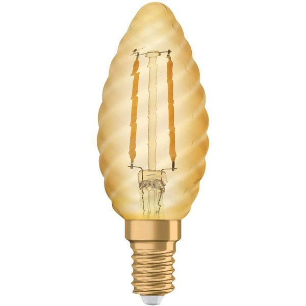 Radium LED Essence Ambiente E14 2,5W gerillt gold