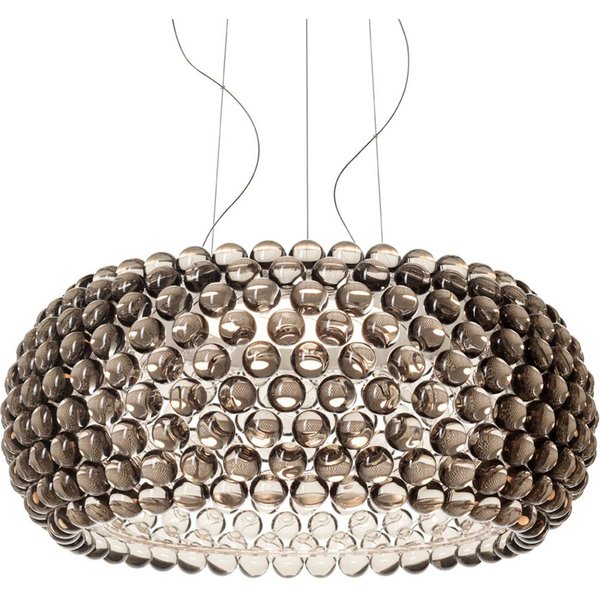 Foscarini Caboche Plus Grande Pendel dimmbar grau