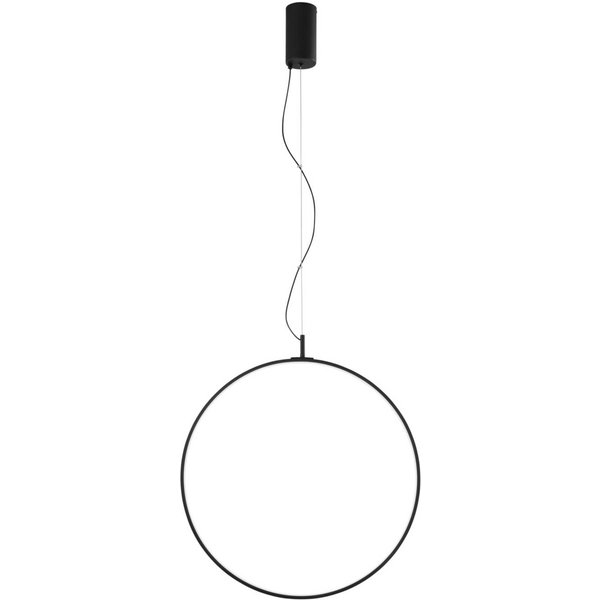 LED-Hängelampe Toorx, schwarz, Ø 60 cm, Metall, CCT