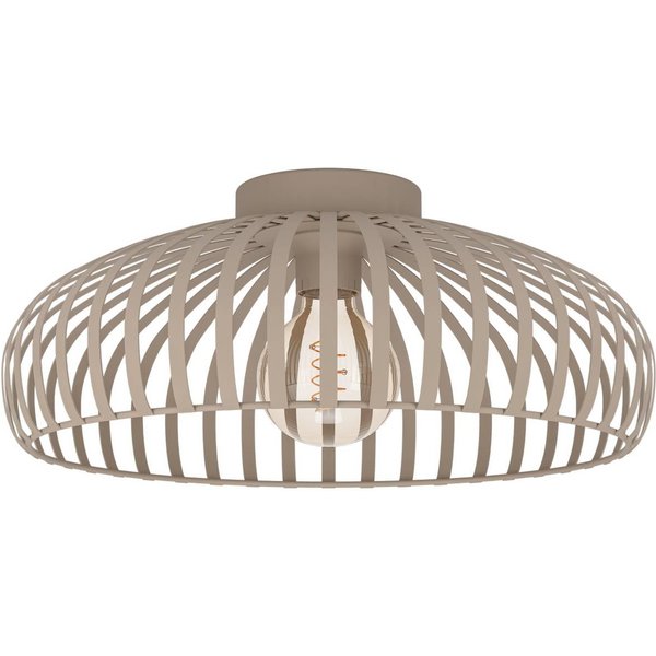 Deckenleuchte Mogano 3, beige, Ø 43 cm, Metall, E27