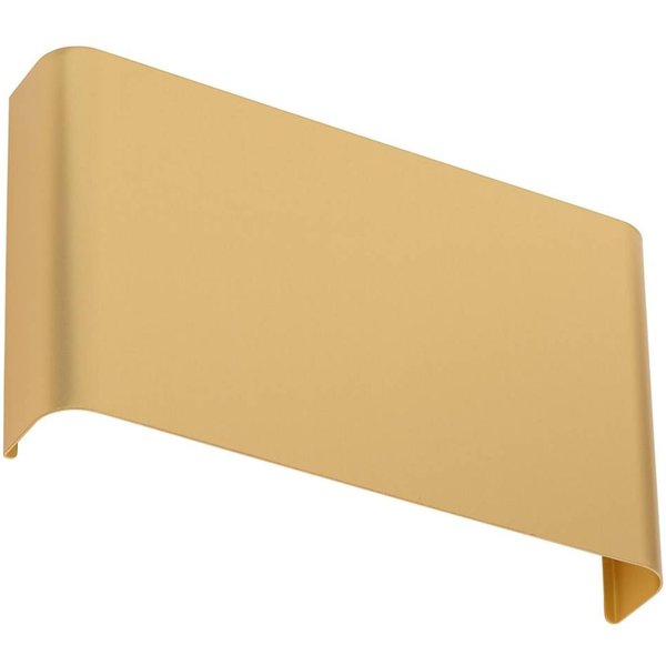 Wandleuchte Haga, goldfarben, Metall, 25 cm breit, G9