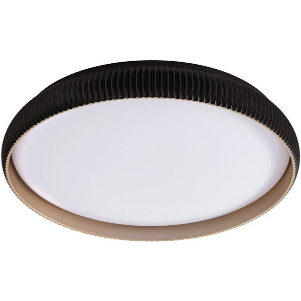 Lindby LED-Deckenlampe Jovian, schwarz, Ø 40cm, CCT, dimmbar