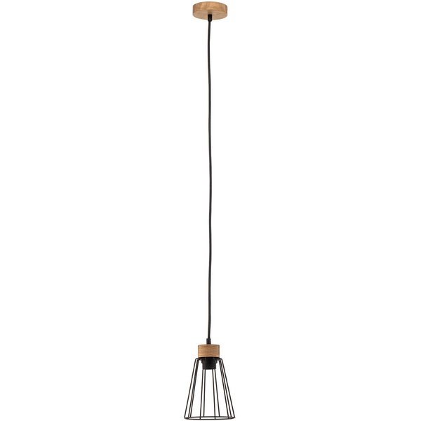 Hängelampe Dorvi, Eiche geölt, 14 cm, 1-flammig