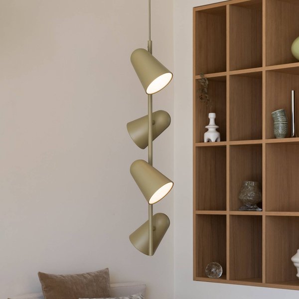 IT'S ABOUT ROMI Pendellampe Salamanca, olivgrün, Länge 80 cm