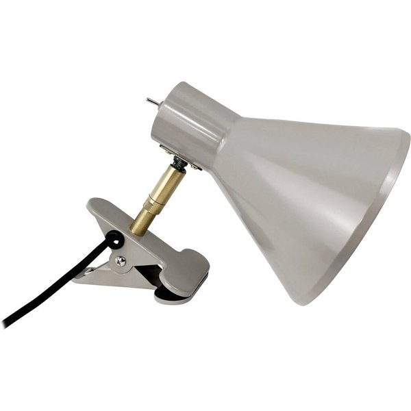 Dyberg Larsen Klemmlampe Sleep, braun, Ø 15 cm, Stahl