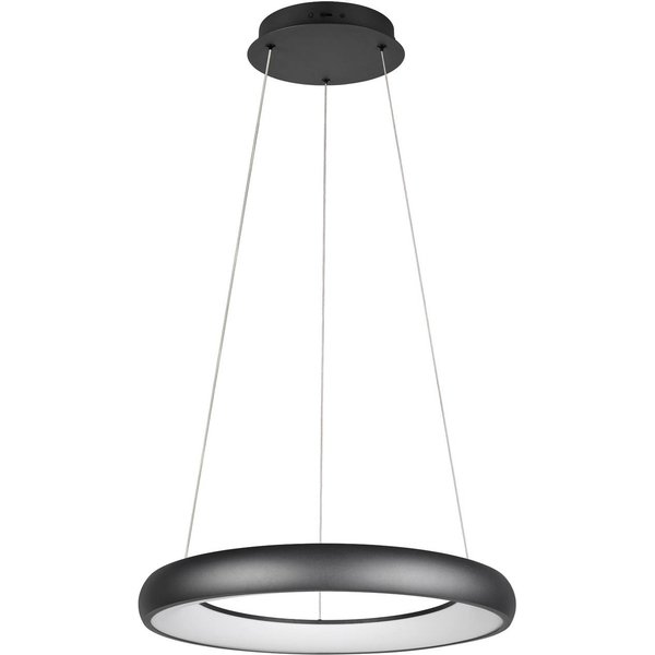LED-Hängeleuchte Cardona, Ø 62 cm, schwarz, CCT, Metall