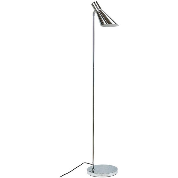 Dyberg Larsen Stehlampe DL12, chrom, Höhe 139 cm, Metall