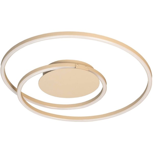 LED-Deckenlampe HOLY, sand, Ø 49 cm, Fernbedienung, CCT, dim