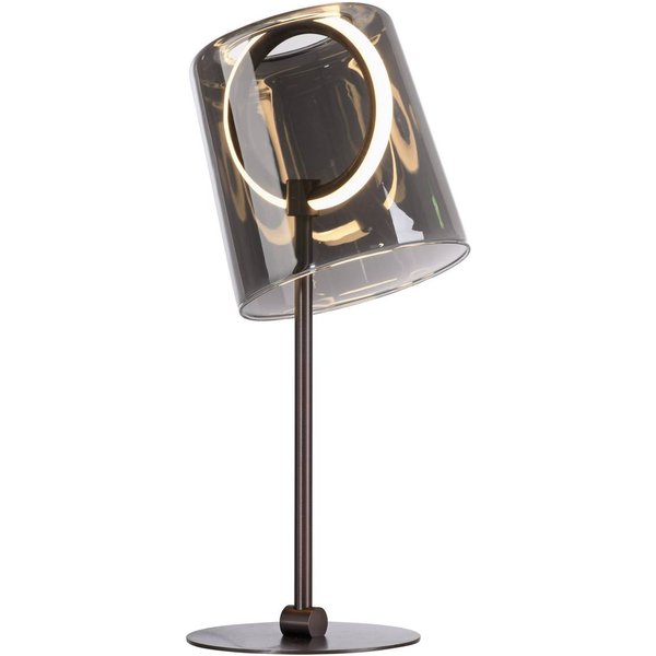 Paul Neuhaus LED-Tischlampe Zula, rauchgrau, Höhe 42 cm