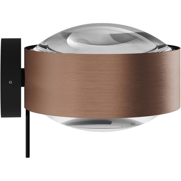 Puk! 120 Wall LED-Spot Linsen klar kupfer/schwarz