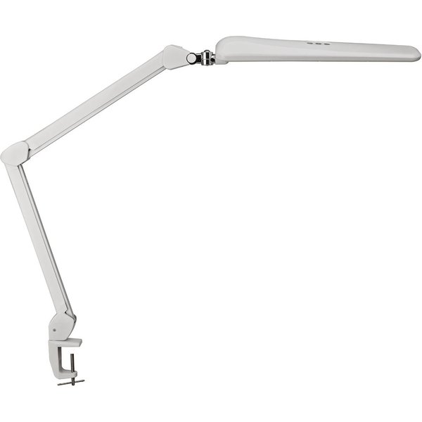 LED-Tischleuchte MAULcraft, weiß, 52 cm, Klemmfuß, dim