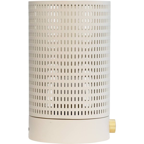 Dyberg Larsen LED-Akku-Tischlampe Mesh, weiß, Höhe 20 cm