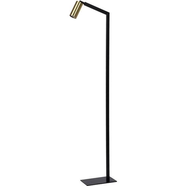 Stehlampe Sybil dreh- und schwenkbar schwarz/gold