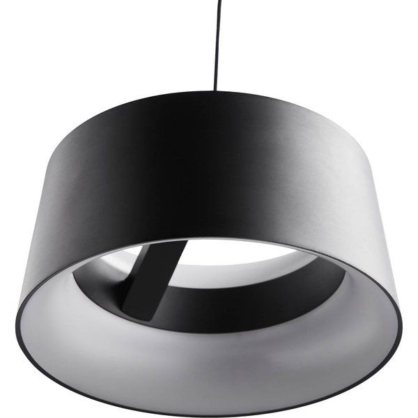 LOOM DESIGN LED-Hängelampe Cookie, schwarz Aluminium Ø 15 cm