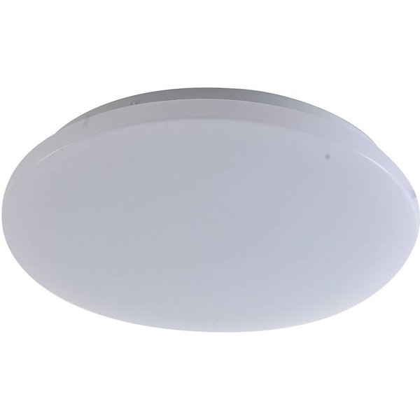 Lindby LED-Außendeckenleuchte Kirkola, 3000 K, Ø 34 cm, weiß