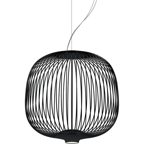 Foscarini Spokes 2 piccola Pendel dimmbar schwarz