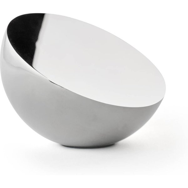 New Works Tischspiegel Aura, Ø 13 cm, Edelstahl, poliert