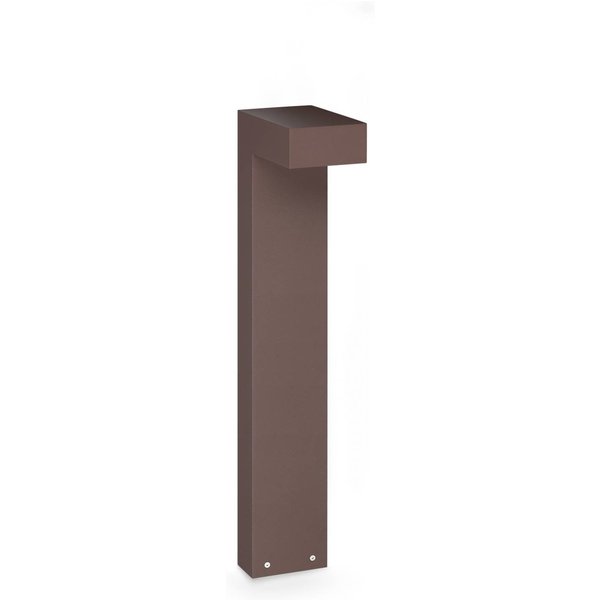 Ideal Lux LED-Wegelampe Sirio, braun, Höhe 60 cm, Metall