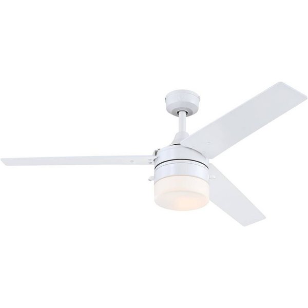 Westinghouse Deckenventilator Licht 7316640, weiß/birke IP44