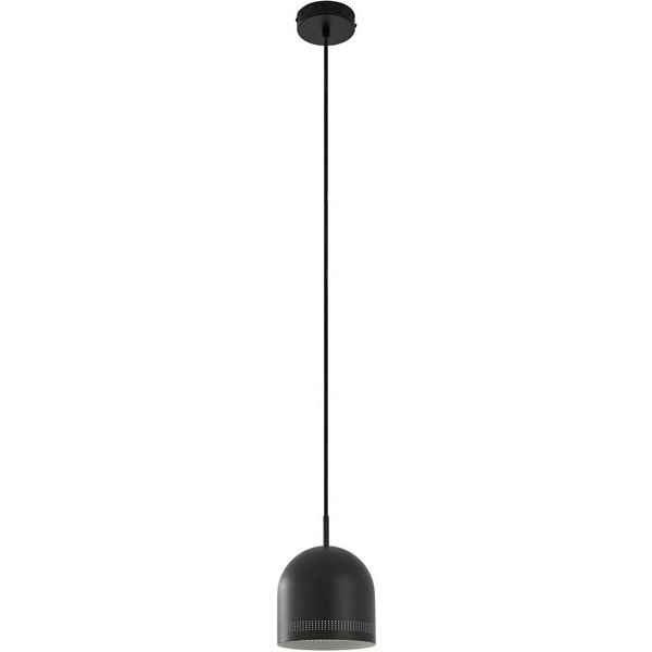 NOLA Hängeleuchte Oura, Ø 15 cm, schwarz, Eisen, E27