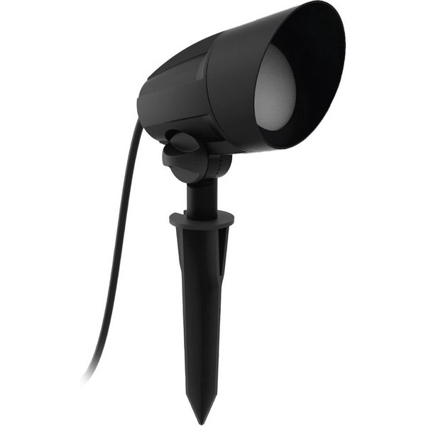 Philips Erdspießstrahler Cylr, schwarz, Stecker, IP44, GU10