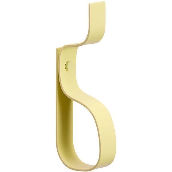 Garderobenhaken Nami, gelb, Höhe 20 cm, Eisen