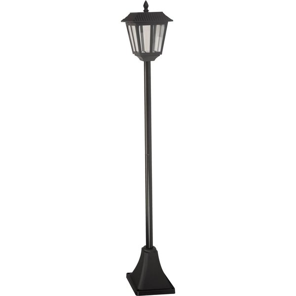 Solar-Wegeleuchte Metro, 130 cm, schwarz, IP44