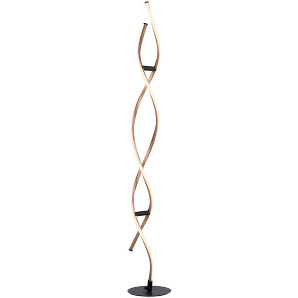 Paul Neuhaus LED-Stehleuchte Polina, gold, Metall, dimmbar