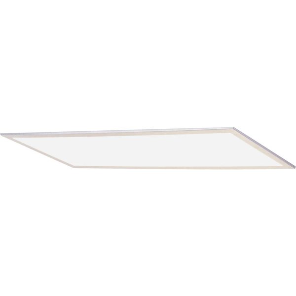 Lindby LED-Panel Livel, 4000K, 120cm x 30cm, silber, Metall