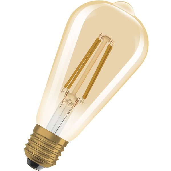 OSRAM LED Vintage 1906 Edison, gold, E27, 7,2 W, 824, dim.