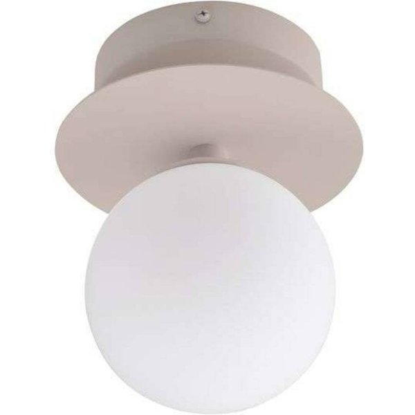 Globen Lighting Wandlampe ART DECO, beige/weiß Ø 16 cm IP44