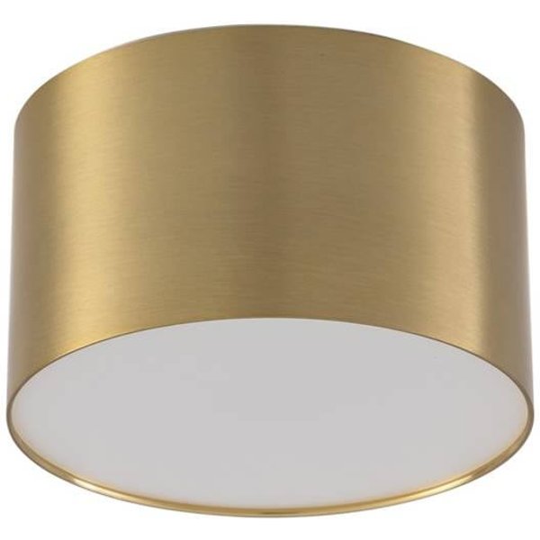 Lindby LED-Strahler Nivoria, Ø11 cm, 9 W, goldfarben, Metall