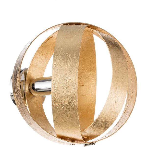 Knikerboker Ecliptika goldfarbene LED-Wandleuchte