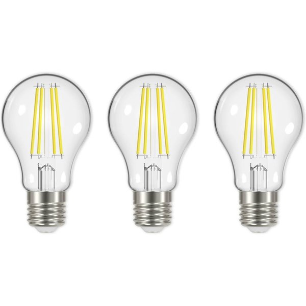 LED-Filament E27 3,8W 3.000K 806lm klar 3er-Set
