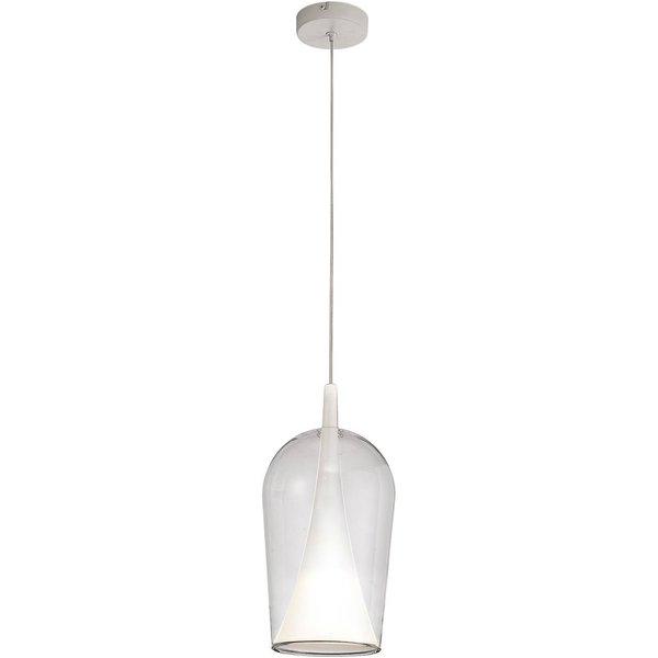 Hängeleuchte Elsa, 1-flammig, Ø 17 cm, Glas, transparent