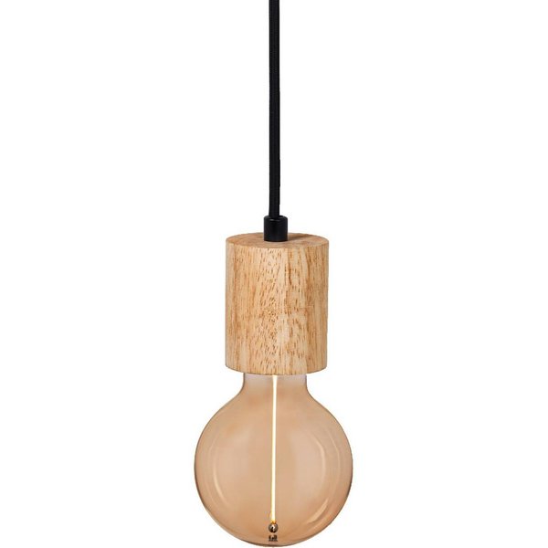 OSRAM Hängeleuchte VINTAGE 1906 CYLINDER, Holz, Ø 10 cm, E27