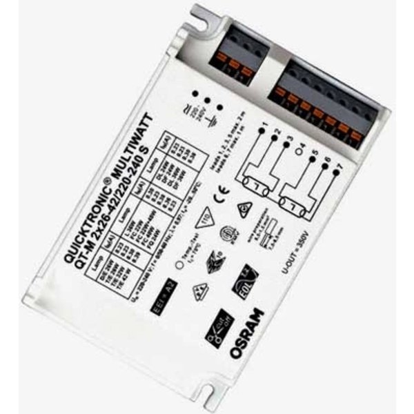 OSRAM Elektronisches Vorschaltgerät QT-M 2x26-42 W