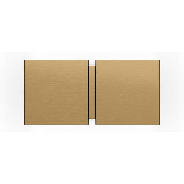 WEVER & DUCRÉ Wandlampe CG Square beige, Breite 21 cm 2-flg