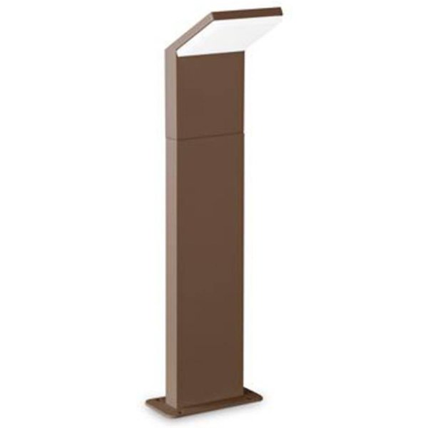 Ideal Lux LED-Wegeleuchte Style braun Höhe 50 cm Alu 3.000 K