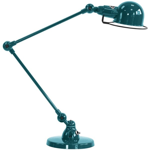 Jieldé Signal SI333 Tischlampe mit Fuß, ozeanblau