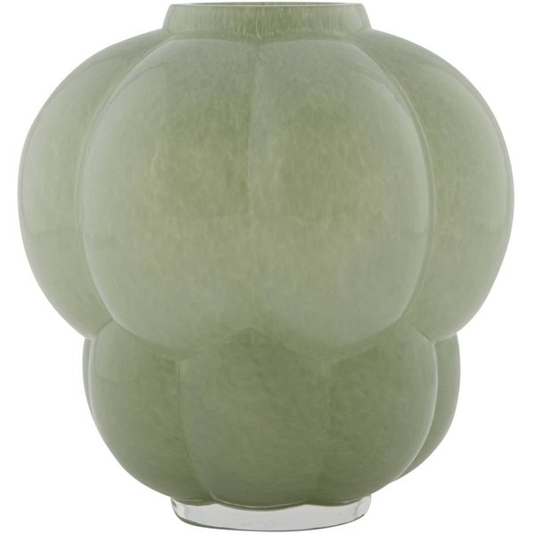 AYTM Vase Uva, Glas, grün, Ø 26 cm, Höhe 28 cm, mundgeblasen