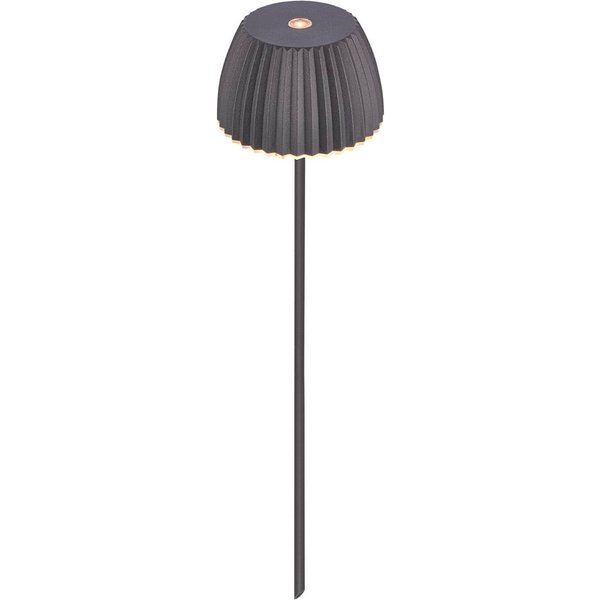 LED-Akku-Erdspießleuchte RIFFLE MINI, anthrazit Ø 9 cm, IP44