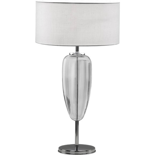 Tischlampe Show Ogiva, Glaselement klar, Höhe 82 cm