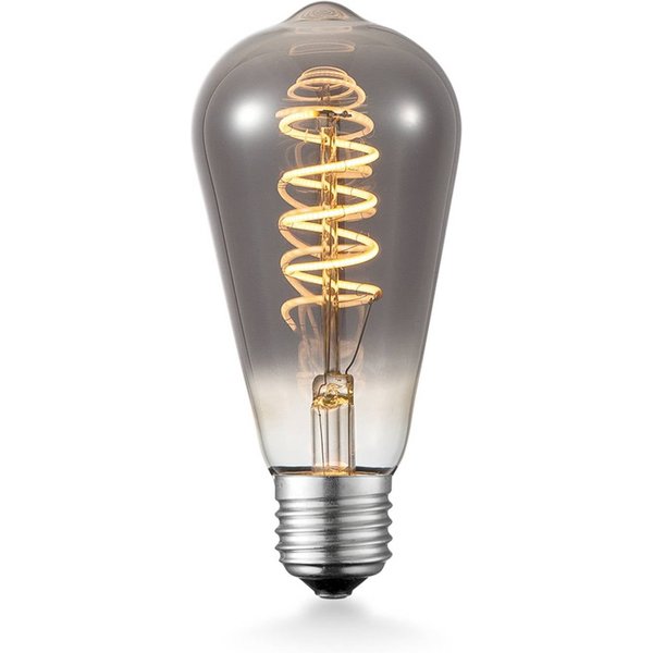 Lucande LED-Leuchtmittel E27 ST64 4W rauch 1.800 K dimmbar