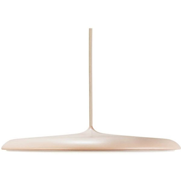 LED-Pendelleuchte Artist, Ø 40 cm, staubrosa, Metall