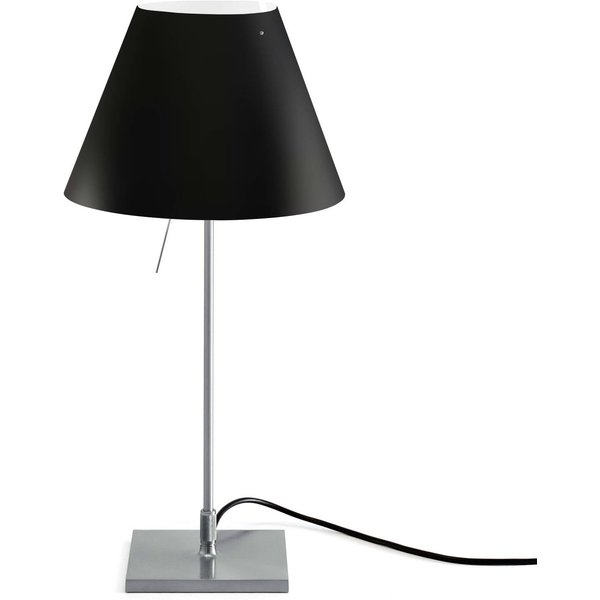 Luceplan Costanzina Tischleuchte alu, schwarz